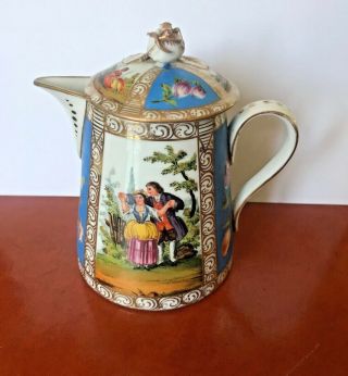Dresden Signed Pitcher/ Creamer Hand Painted