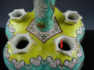 Rare Chinese Porcelain Tulip Vase - Figures/Dragon - 19th C. 12