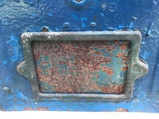 Vintage U.  S.  Post Office Mail Box Cast Iron Dated 1949 10