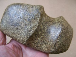 OUTSTANDING AUTHENTIC 3/4 GROOVE POLISHED AXE FROM TAZEWELL CO. ,  ILLINOIS 7