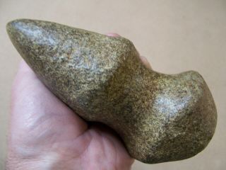 OUTSTANDING AUTHENTIC 3/4 GROOVE POLISHED AXE FROM TAZEWELL CO. ,  ILLINOIS 8