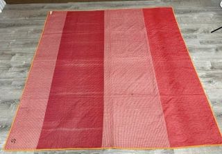 Antique PA c 1890 - 1900 Fence Rail QUILT to William Gilbert from Grandma Gilbert 10