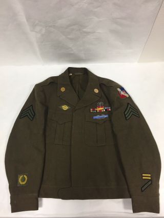 75th Infantry Division Ike Jacket Combat Medic