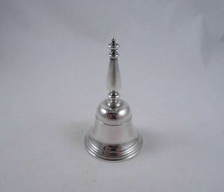 Wakely & Wheeler Sterling Silver English Table Service Tea Bell Ww