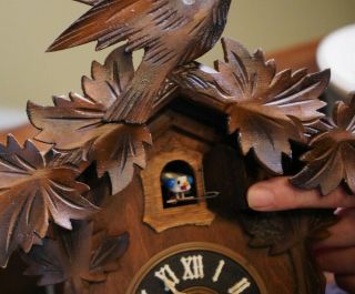Black Forest Cuckoo Clock Cold War West Germany - All parts complete 2