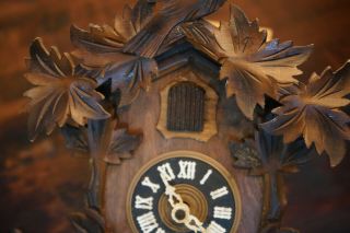 Black Forest Cuckoo Clock Cold War West Germany - All parts complete 5