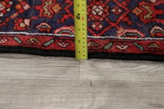 Hamadan Oriental 3x10 Wool Hand - Knotted All - Over Geometric Oriental Runner Rug 10