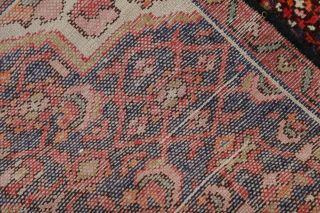 Hamadan Oriental 3x10 Wool Hand - Knotted All - Over Geometric Oriental Runner Rug 11