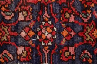 Hamadan Oriental 3x10 Wool Hand - Knotted All - Over Geometric Oriental Runner Rug 7