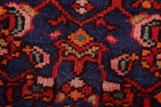 Hamadan Oriental 3x10 Wool Hand - Knotted All - Over Geometric Oriental Runner Rug 8
