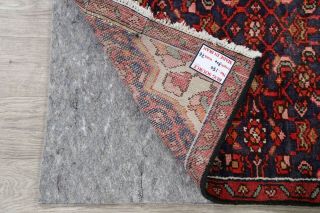Hamadan Oriental 3x10 Wool Hand - Knotted All - Over Geometric Oriental Runner Rug 9