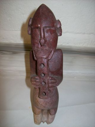 Tribal Carved African Figure In Stone