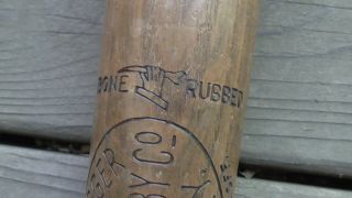 Antique George Sisler H & B Louisville Slugger 40 G S Bone Rubbed Baseball Bat 4