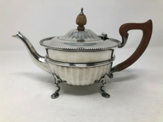 Hamilton & Inches Edinburgh Sterling Silver Teapot 1929 No Mono