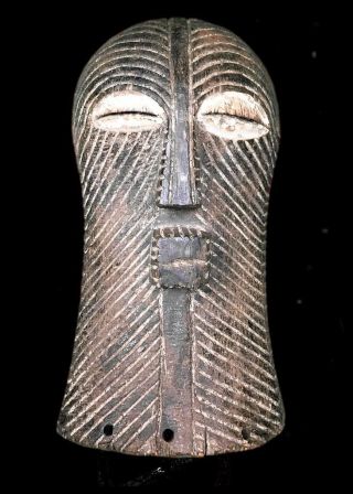 Old Tribal Female Songye Kifwebe Ceremonial Mask - - Congo Bn 47