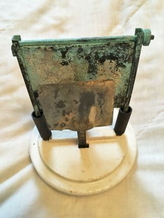 Antique EDISON - LALANDE porcelain battery,  fan,  phonograph 4