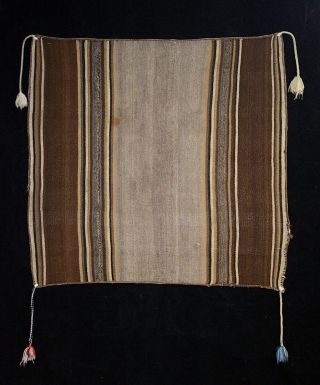 Large Antique Andes Indian Ritual Textile Fine Alpaca,  Llama Wool Tm13035