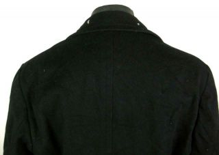 WW2 WWII GERMAN ARMY ELITE TROOPS BLACK COAT GREATCOAT 7