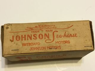 Vintage Johnson Sea Horse 35 Toy Outboard Motor And Stand tested/works 10