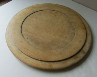 Antique Wooden Hand Carved BREAD BOARD Plate CARROTS Peas Peppers FOLK ART 6