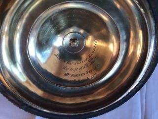 fine English sterling silvergilt covered urn.  Wm.  Elliott 1814 4
