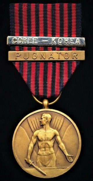Belgium Medal Combat Volunteers Medal for KOREA / COREE Medaille du Volontaire 2