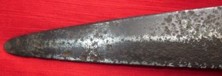 1800 ' C Antique Mughal Period Rare Fine Hand Engraved Iron Spear 5