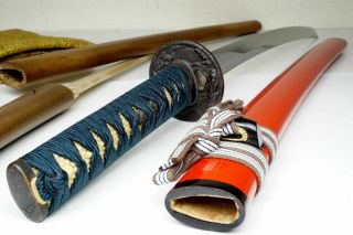 Authentic Japanese Wakizashi Sword 420yr Antique Samurai Katana Nihonto Fine Art