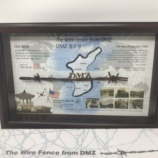 The Wire Fence From Dmz Republic Of Korea Dec 2006 Framed Fast Ship