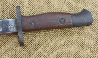 Remington made British 1907/13 SMLE No1MKIII Lee - Enfield bayonet.  Rare. 3