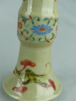 CHINESE PORCELAIN CELADON DRAGONS GU VASE 18TH / 19TH CENTURY ANTIQUE RARE 8