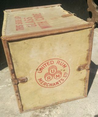 Rare 1950s Rum Packing Crate Display Barenalia display Barware Lemon Hart Rum 2