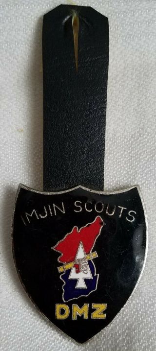 U.  S.  Army Imjin Souts Dmz Metal Badge 1954 - 99 Korean War