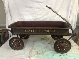 Vintage " Taylor Express” Steel Coaster/child 
