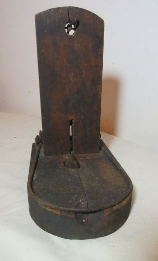 antique handmade primitive wood metal spring loaded rat mouse trap catcher 6