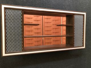 Mid Century Modern Belart Shadow Box Display Wall Mirror Shelves - 39x19