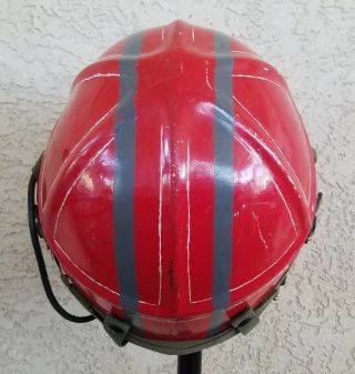 Vintage Navy H - 4 Gentex Medium Flight Helmet 1950s W/ oxygen mask,  liner &gog 4