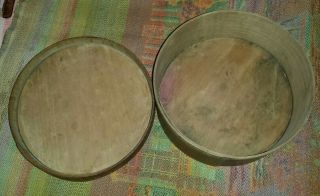 Antique Shaker Box Primitive Pantry 7 1/2 Inch Round Box 4