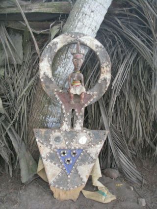 Fine Tribal Galleries - Stunning Koulango Nafana Bedu Mask 1 Cote D 