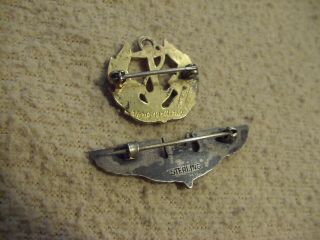 Vintage U.  S.  Military Sterling pins and charm bracelet 3