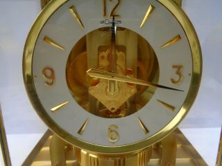 Vintage Swiss 1960 ' s LeCoultre Atmos Clock Caliber 528 - 8 Running 3