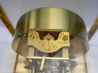 Vintage Swiss 1960 ' s LeCoultre Atmos Clock Caliber 528 - 8 Running 5