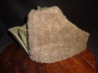 US Army USMC Pile Winter Hat Cap Field Size 7 Korean War 5