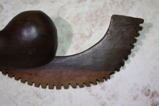 Old Antique Ethnographic Wooden Weapon Ceremonial Club Gogo Zulu Nyamwezi Tribe 4