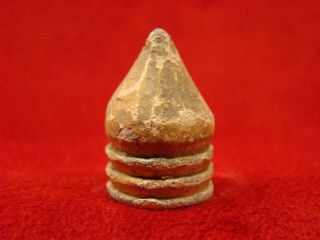 DUG CHESS PIECE CARVED FROM A CONFEDERATE BULLET.  CIVIL WAR.  DAN WINGATE COLL. 2