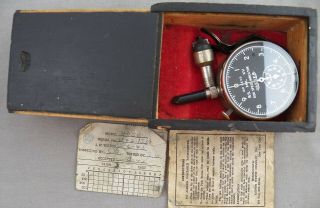 Jaeger Watch Co.  Wwii Air Force Jaeger Bs.  Mk.  Xv Disk Speed Indicator