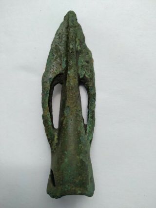 Ancient Bronze Spear Head