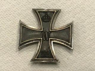Wwi Imperial German Iron Cross 1st Class - Marked " Cd " “800”