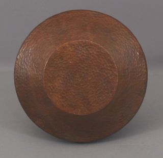 Large Antique circa - 1900 Hammered Copper Arts & Crafts Secessionist Vase,  NR 8