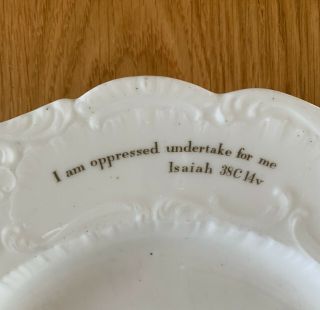 Very Finely Moulded Porcelain Anti Slavery Abolitionist Shallow Dish c1830s 3